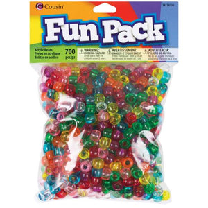 Fun Pack Acrylic Pony Beads 700/Pkg