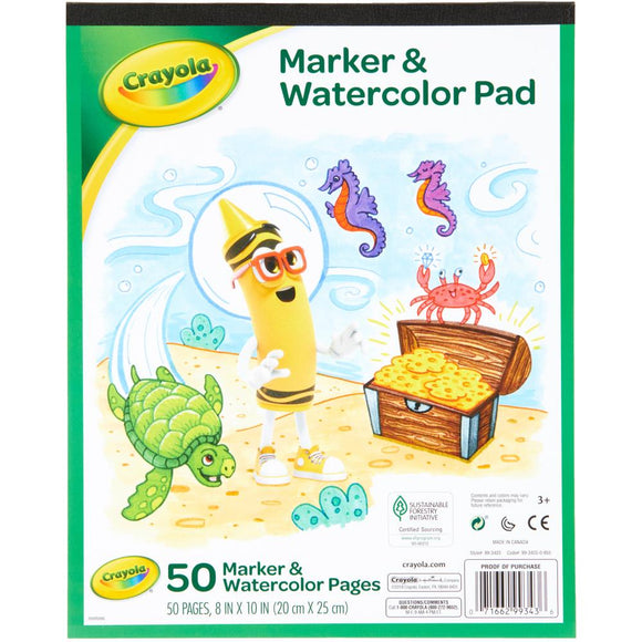 Marker & Watercolor Pad 10