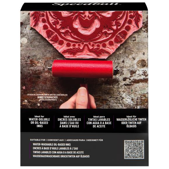 Speedball Soft Rubber Brayer 4"