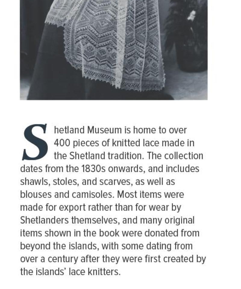 Shetland Fine Lace Knitting: Recreating Patterns from the Past