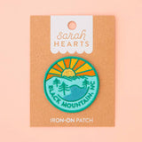 Sarah Hearts Iron-On Patches