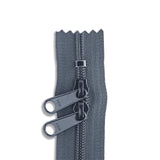 18" Nylon Coil Long Pull Double Zipper