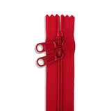 18" Nylon Coil Long Pull Double Zipper