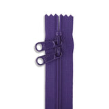 18" Nylon Coil Long Pull Double Zipper