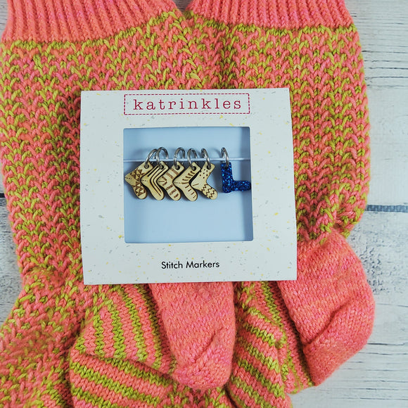 Katrinkles Tiny Sock Stitch Marker Set