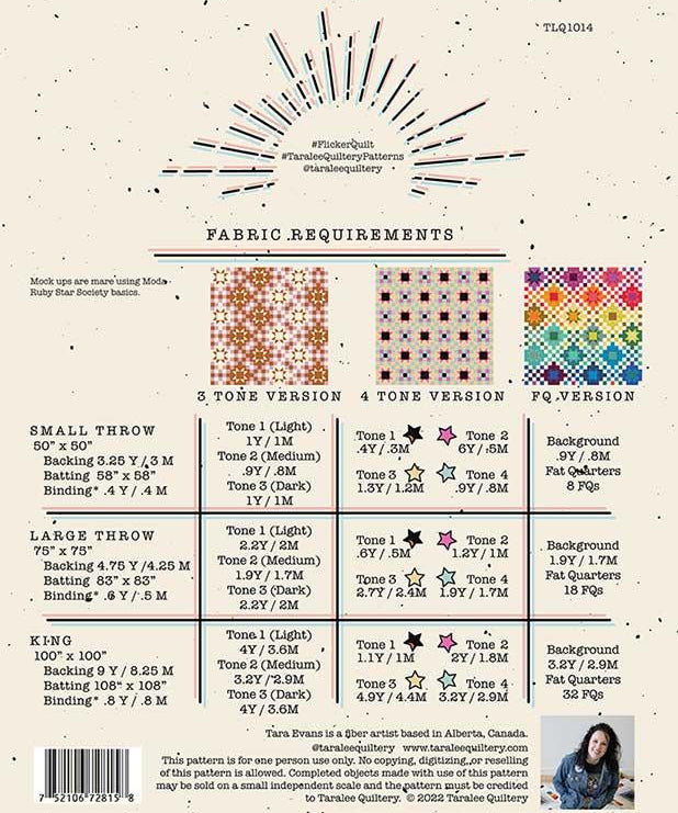Flicker Quilt Pattern