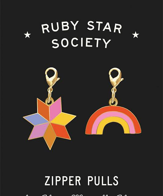 Ruby Star Society Enamel Zipper Pulls
