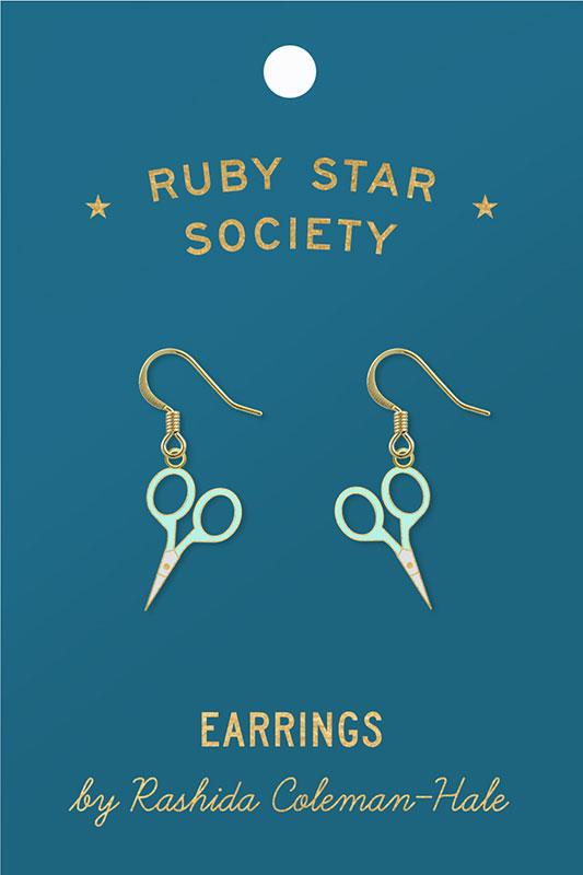 Ruby Star Society Enamel Earrings