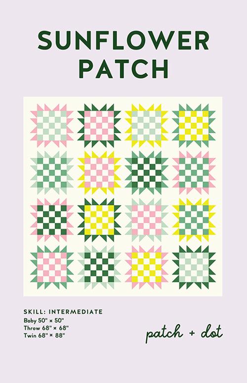 Sunflower Patch Quilt Pattern