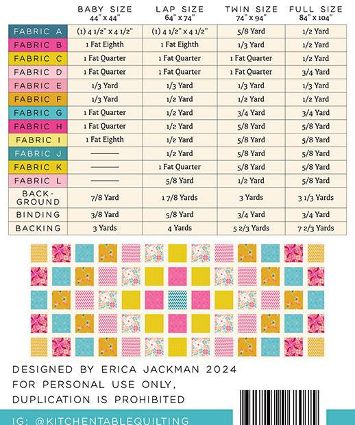 The Fiona Quilt Pattern