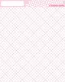 QuiltGenius Graph Paper 8" x 10" 60 Sheets