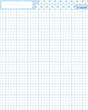 QuiltGenius Graph Paper 8" x 10" 60 Sheets