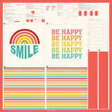 Cut Sew Create: Be Happy Tote Project Panel