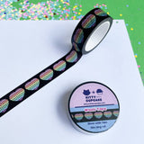 Rainbow Knit Heart Washi Tape