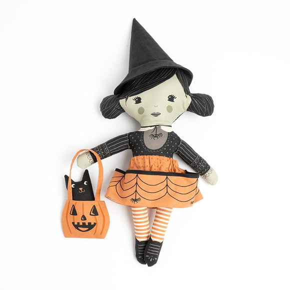 Home Sweet Haunt Cut & Sew Lil Witch & Boo Doll Project Panel