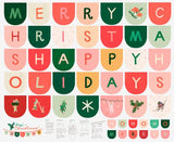 Tiny Christmas Garland Panel