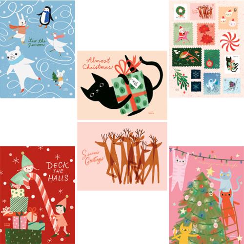 Tiny Christmas Holiday Cards