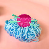 Peach Fuzz Yarn Crafts Knitting Needles Hair Claw