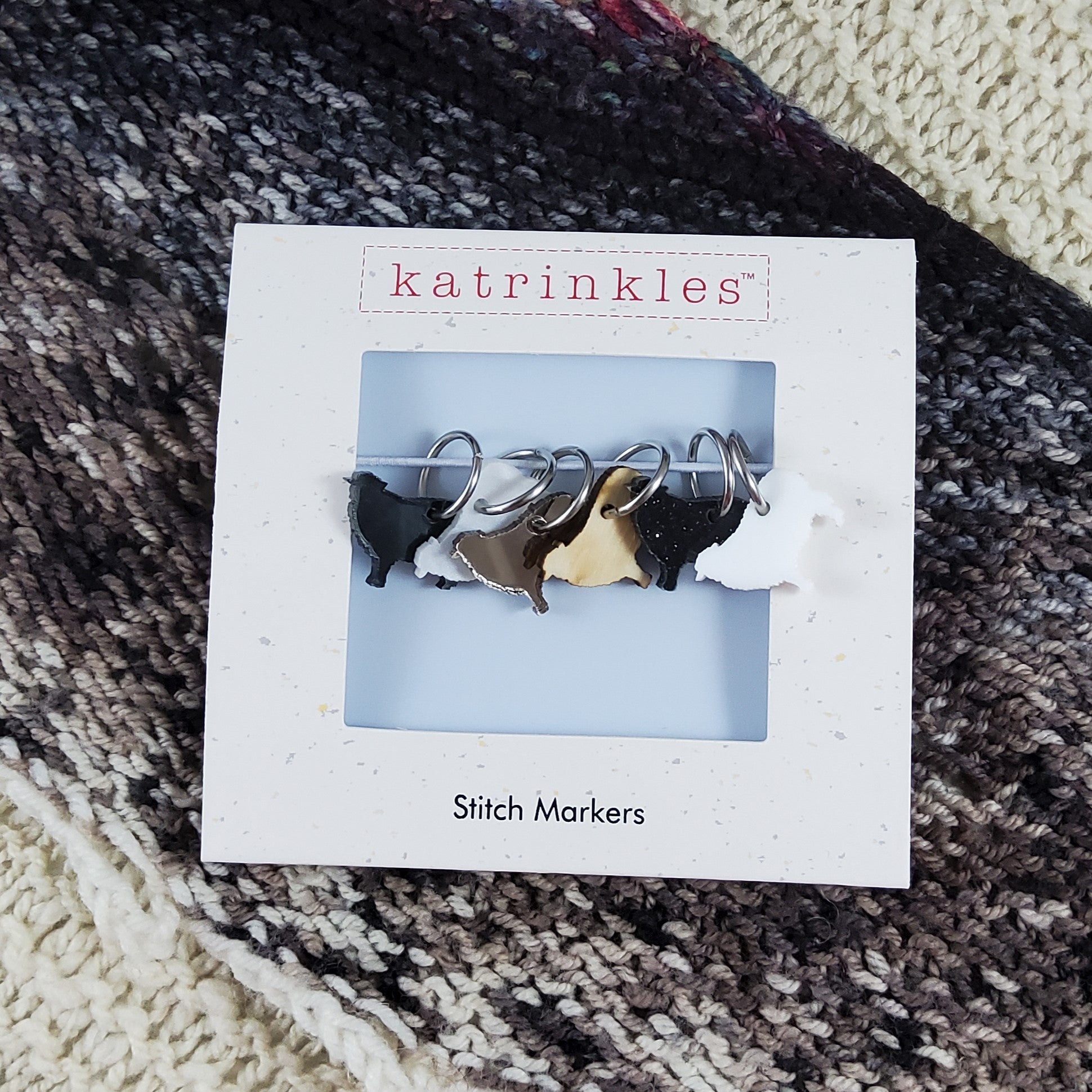 Katrinkles Sheep Stitch Marker Set
