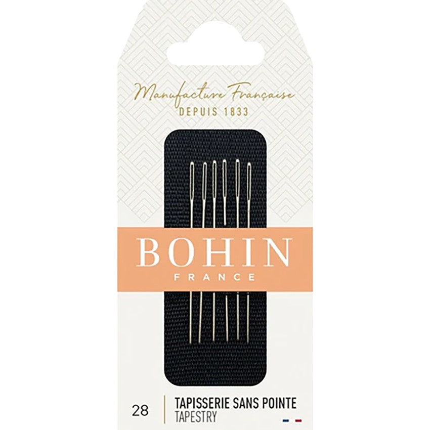 Bohin Cross Stitch Round Tip Tapestry Needles