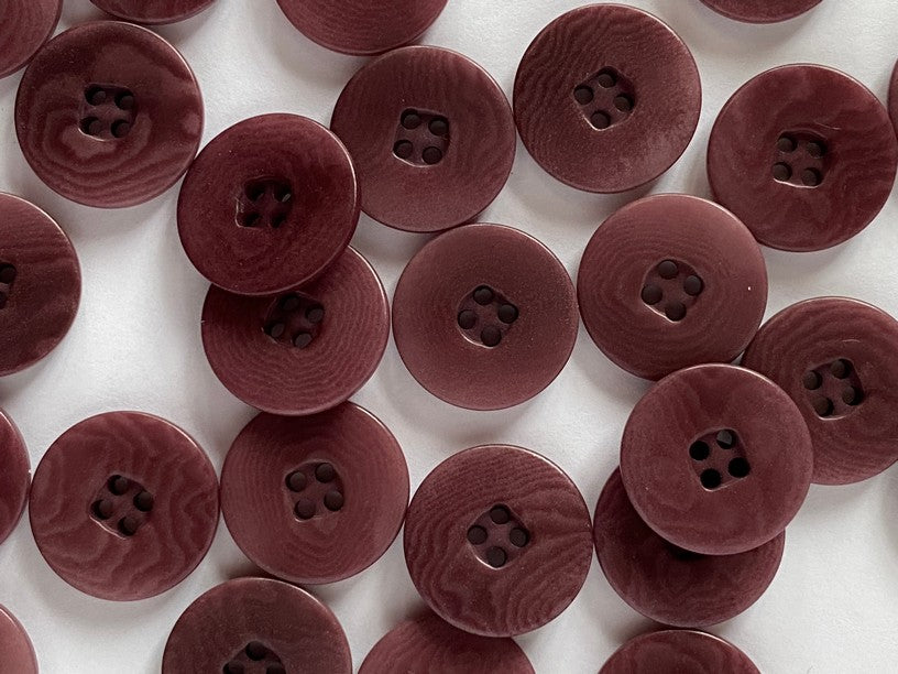 Flat Rim Corozo Button- 15 mm