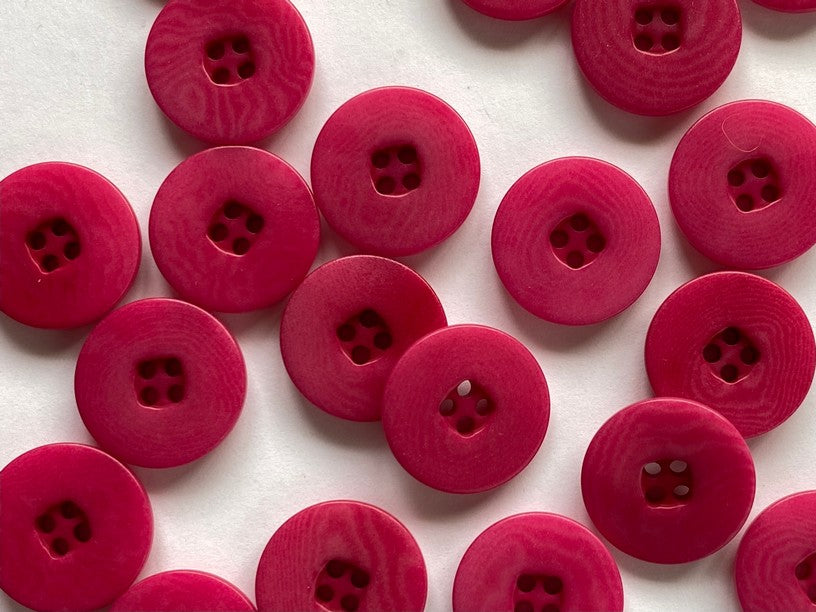 Flat Rim Corozo Button- 15 mm