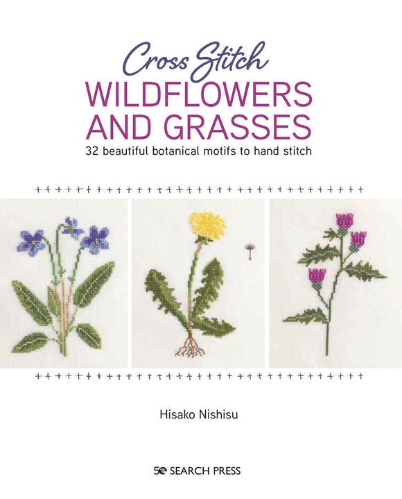 Cross Stitch Wildflowers and Grasses