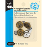 No-Sew Dungaree Buttons 5/8"