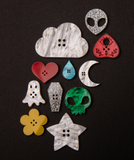 Oddborn Acrylic Buttons