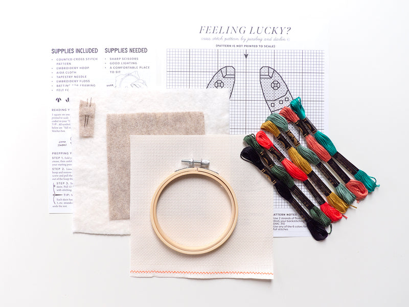 Feeling Lucky Cross Stitch Kit