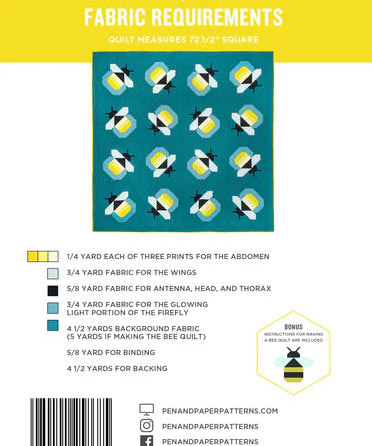 Firefly Quilt Pattern