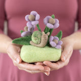 Garden Snail Mini Needle Felting Kit