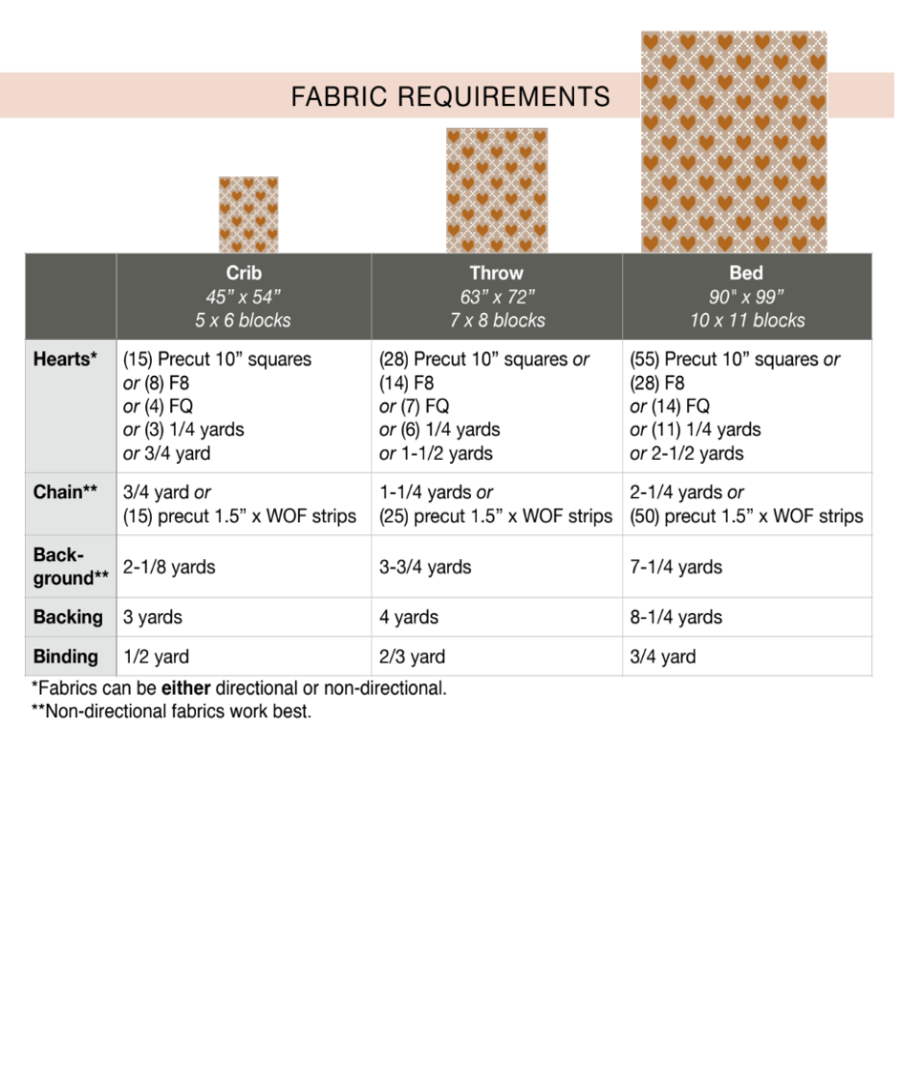Heirloom Hearts Quilt Pattern