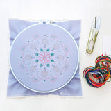 Rainbow Mandala Embroidery Kit