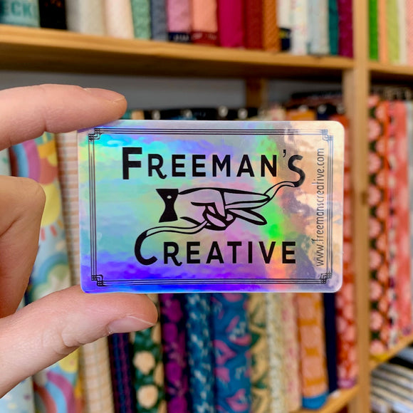 Freeman's Creative Holographic Sticker