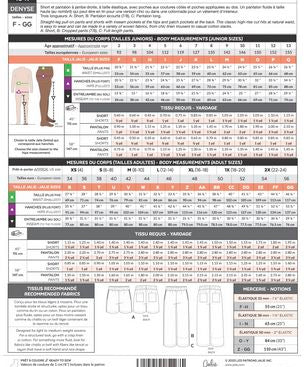 Denyse - Pull-on Woven Pants and Shorts Pattern