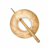 Lykke Wood Circle Shawl Pin