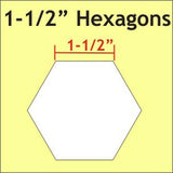 Hexagon Paper Pieces