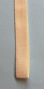 1/2" Cotton Twill Tape (by the yard)