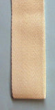 1" Cotton Twill Tape (by the yard)