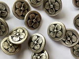 Metal Flower Shank Buttons- 18 mm