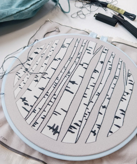 Birch Forest Embroidery Kit