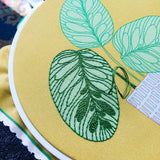 Peacock Plant Embroidery Kit