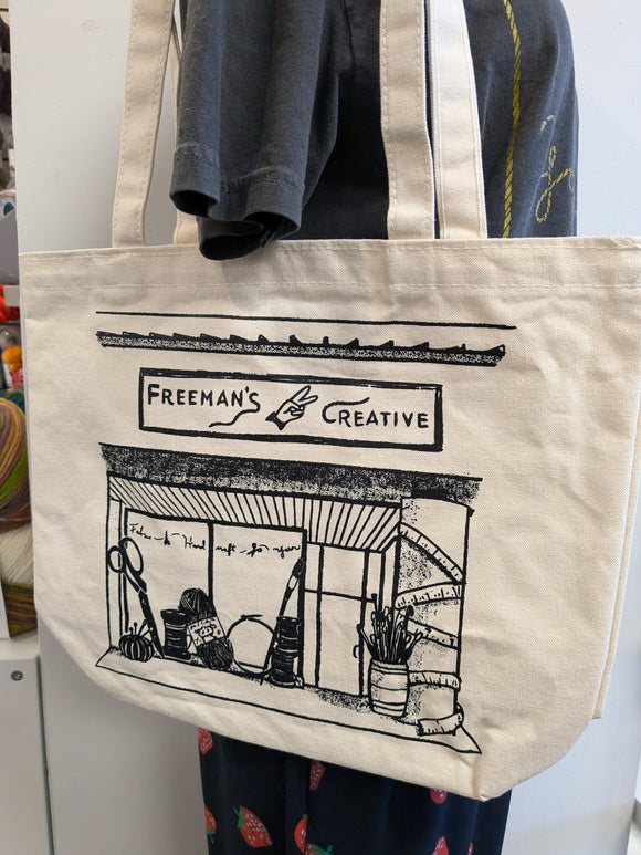 Freeman's Creative Storefront Totebags