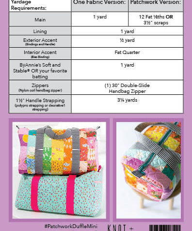 Patchwork Duffle Mini
