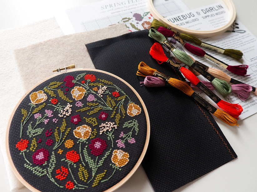 Spring Fling Cross Stitch Kit