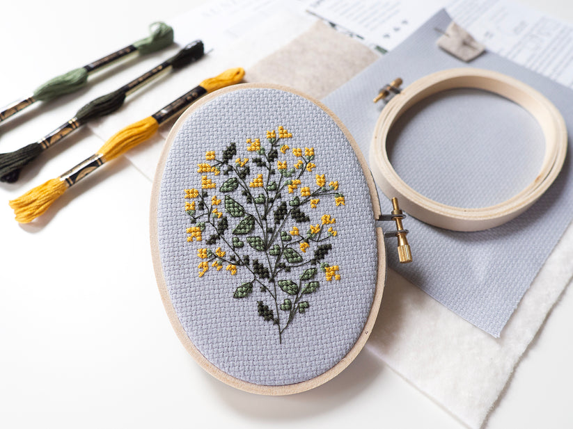 Sunlit Buttercup Cross Stitch Kit