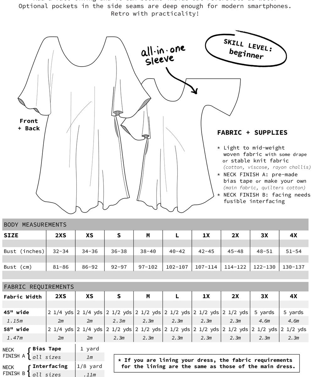 Throwback Dress Pattern