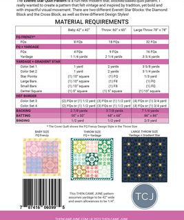 Everett Star Quilt Pattern
