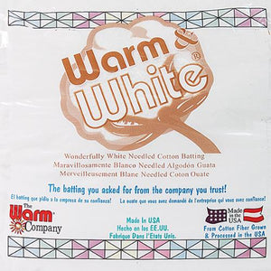 Warm & White Batting-  Baby Size 45x60"